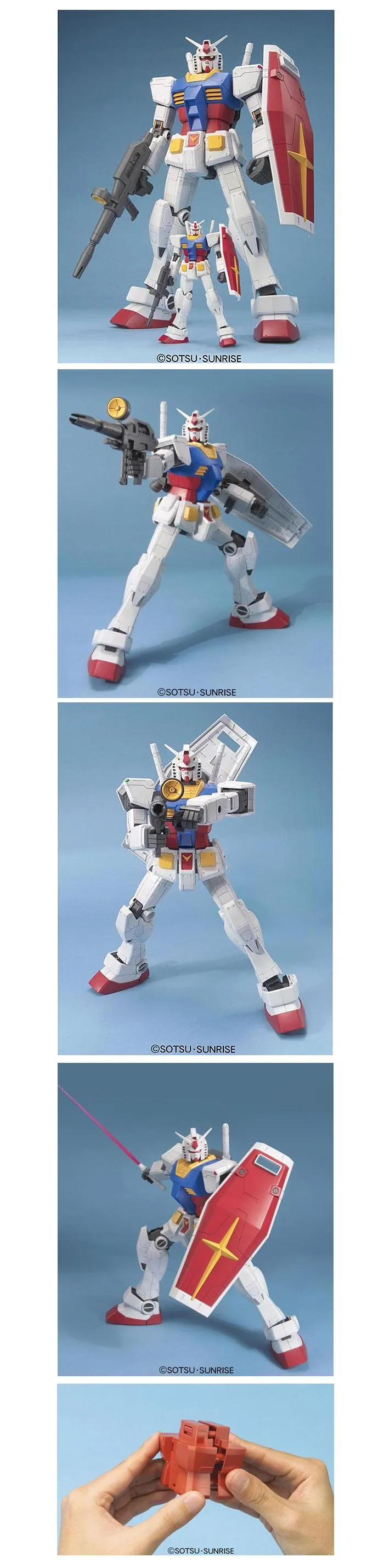 GUNDAM - Mega Size Model 1/48 RX-78-2 Gundam - Model Kit - 37.5cm